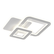 LED LED τετράγωνο, 34W, 3 τετράγωνα, κρύο/ζεστό/ουδέτερο φως, λευκό