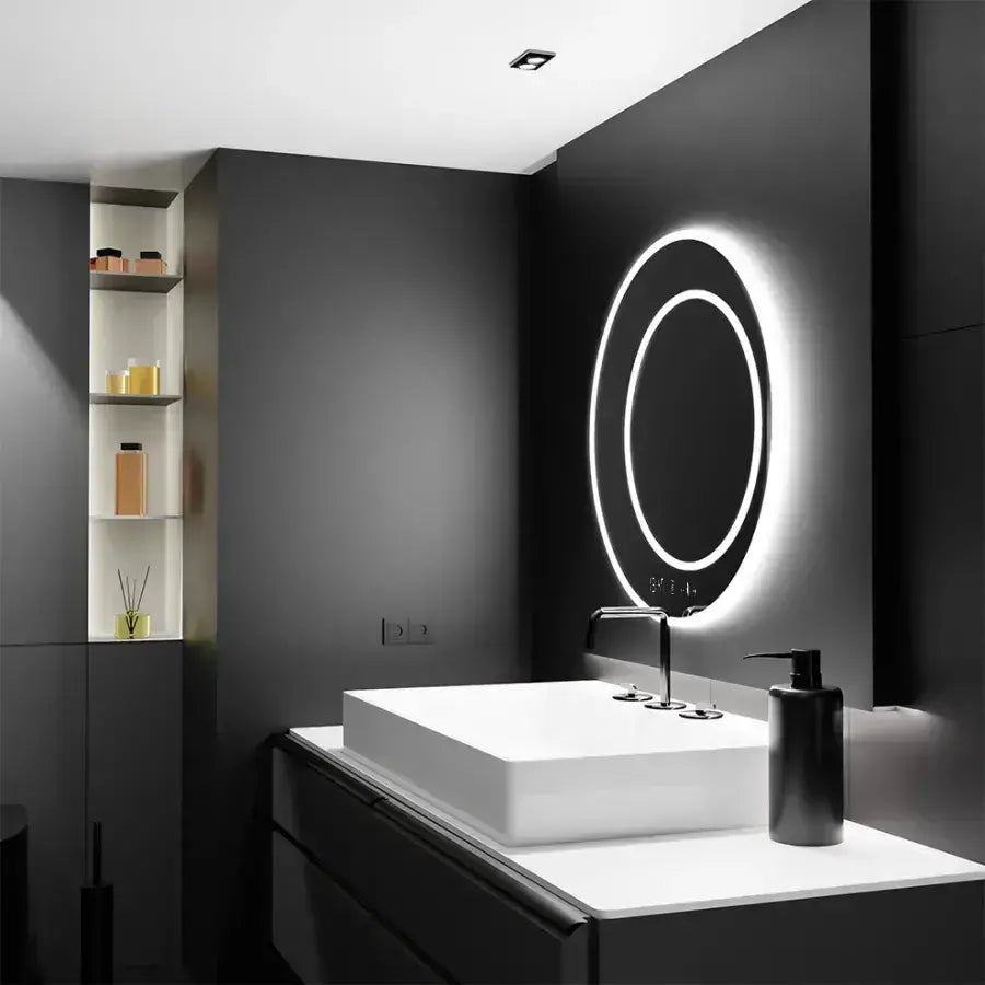 Mirror Led Touch Ιούλιος Σύστημα διάθεσης 60x60 cm συλλογή Marcello Funghi