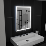 Mirror LED ορθογώνιο πλαίσιο 50x70cm Basic Touch