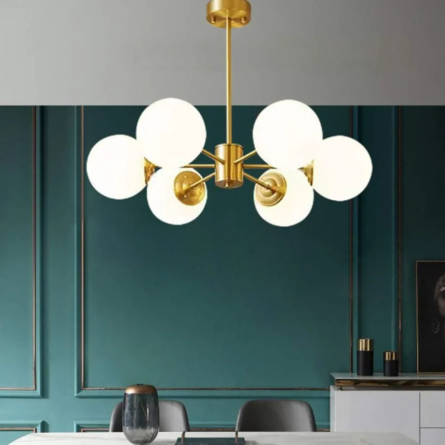 Lust Loft Manor, 6x E27, Golden White, Metal