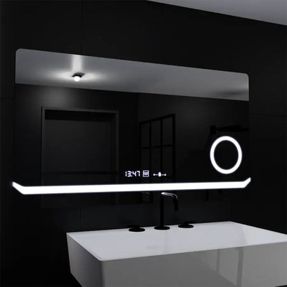 Mirror LED ορθογώνιο 80x60cm Ορισμός Motionglow Marcello Αποσυναρμολόγηση του συστήματος απόψυξης ρολογιού