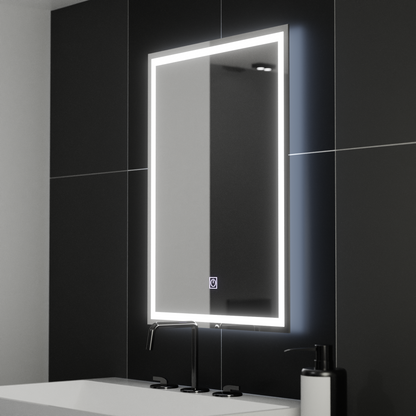 Mirror LED ορθογώνιο πλαίσιο 50x70cm Basic Touch