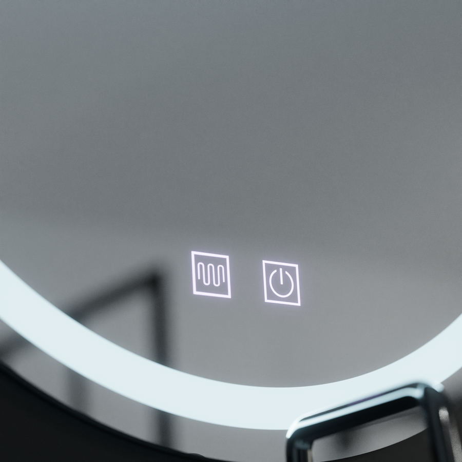 Mirror LED Γύρος 60cm Σύστημα απόψυξης Lucea Touch