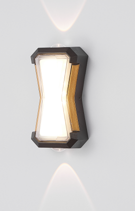 Fantasis Εφαρμογή εξωτερικού και εσωτερικού LED, 2 πηγές x 1W, IP65, μεταλλικό, μαύρο, 3000K