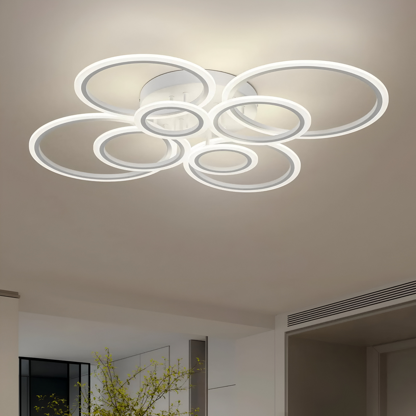 Lulus LED 130W White Betty - 8 κύκλοι, Dimable, Cold/Hot/Neutral Light