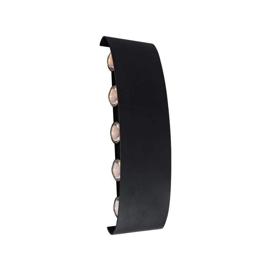 Fantas Applied Interior/Exterior LED, 10 Πηγές X 1W, IP65, Black, 3000K