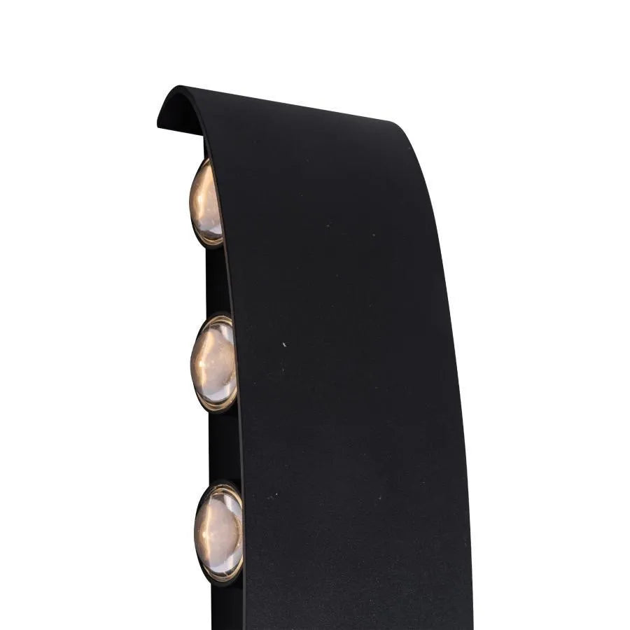 Fantas Applied Interior/Exterior LED, 10 Πηγές X 1W, IP65, Black, 3000K