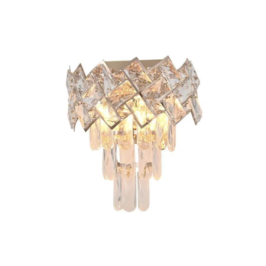 Εφαρμόστε Crystal Windsor, 2x E27, γυαλιστερό χρυσό