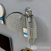 Εφαρμόστε Crystal Sapphire 2x E27 γυαλιστερό χρώμιο, Crystal
