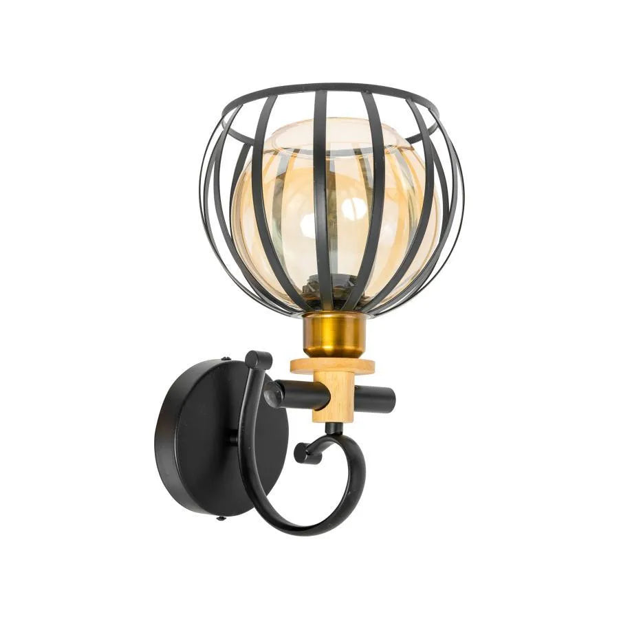 Εφαρμόστε Junda, 1*E27, Metal, Black