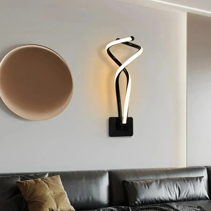 Εφαρμόστε Aubrie LED, 40W, μαύρο με λευκό, κρύο/ζεστό/ουδέτερο φως