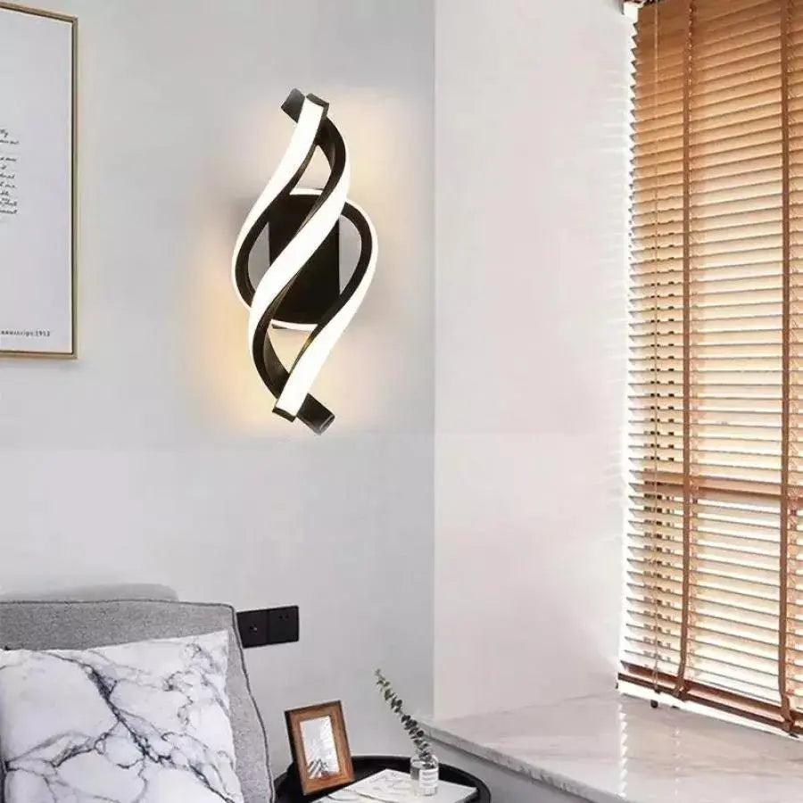 Εφαρμόστε LED Ray 20W Wavy Cold/Hot/Neutral Metal και Black Silicone