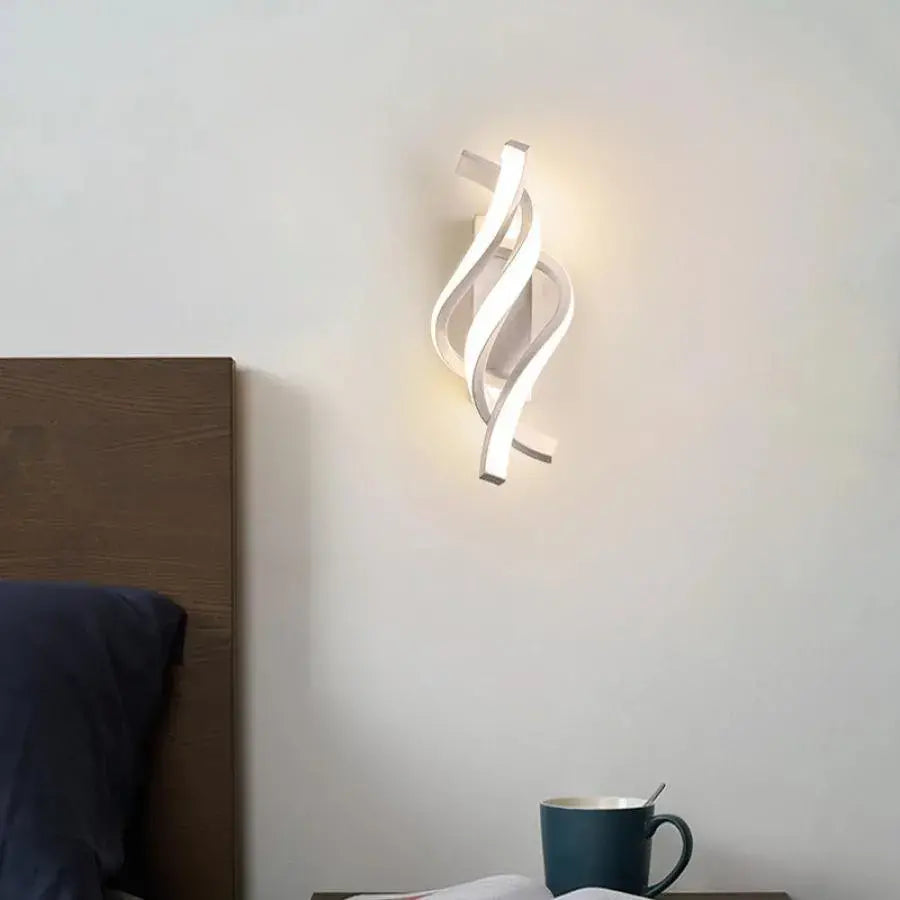 Εφαρμόστε LED Reid 20W Wavy Cold/Hot/Neutral Metal and White Silicone