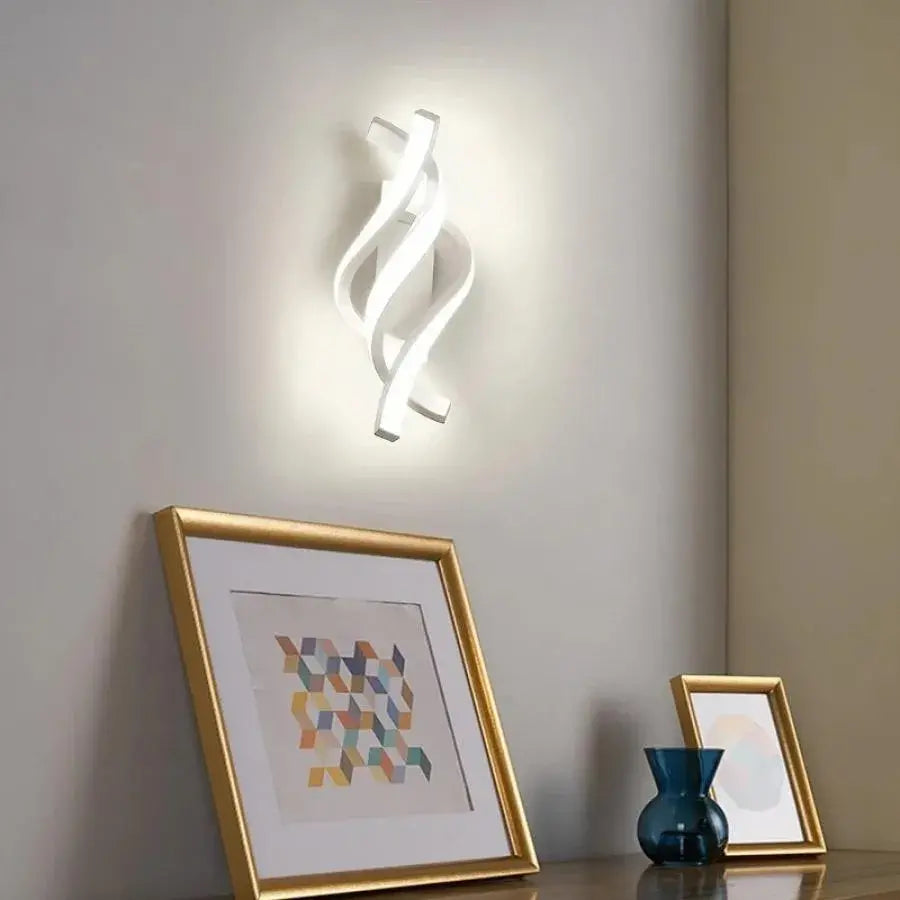 Εφαρμόστε LED Reid 20W Wavy Cold/Hot/Neutral Metal and White Silicone