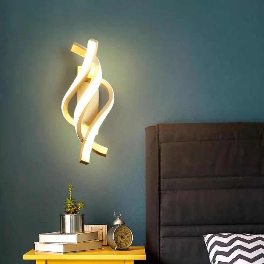 Εφαρμόστε LED Reid 20W Wavy Cold/Hot/Neutral Metal and White Silicone