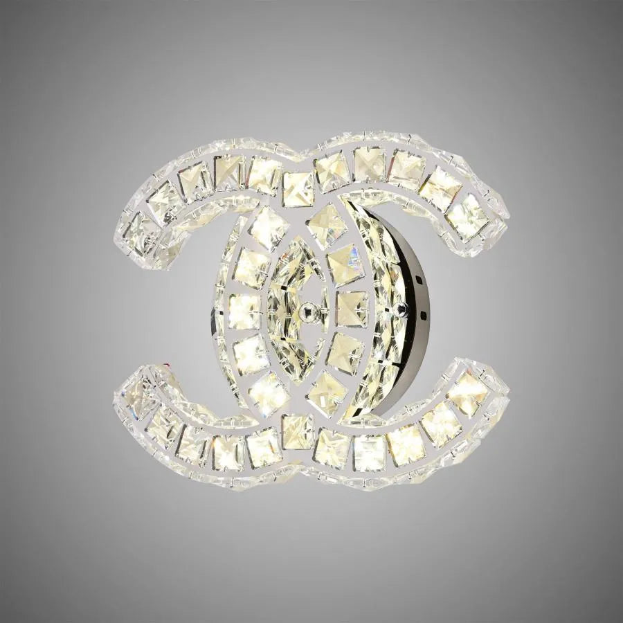 Εφαρμόστε LED Crystal Yanira 28W, Silver