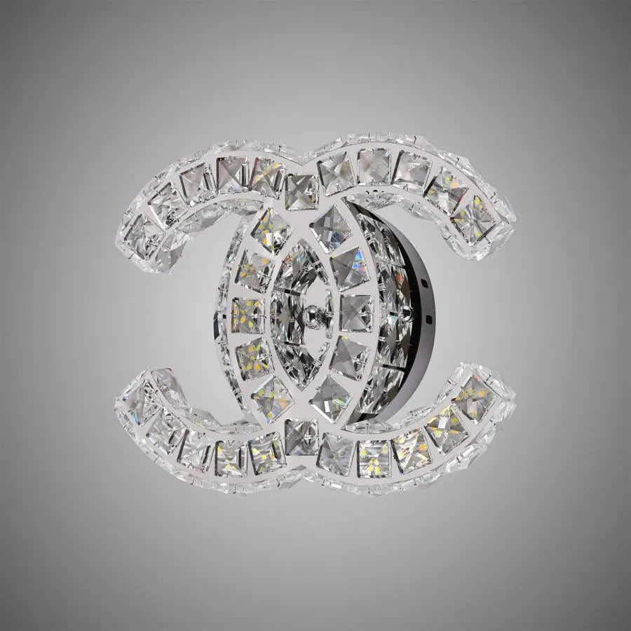 Εφαρμόστε LED Crystal Yanira 28W, Silver