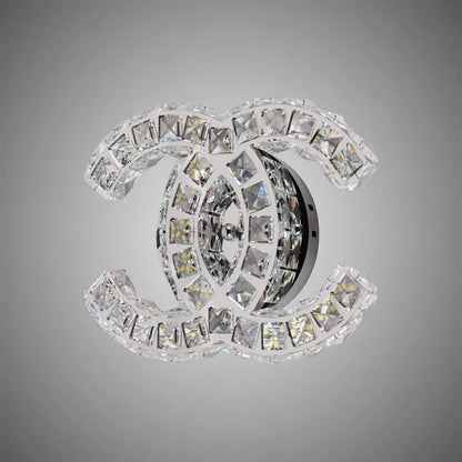 Εφαρμόστε LED Crystal Yanira 28W, Silver