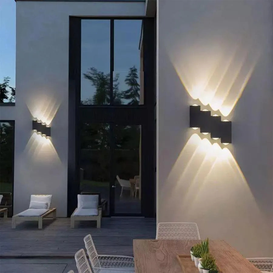 Εφαρμογή εξωτερικού LED Aeetes, 8W, Metal, Black