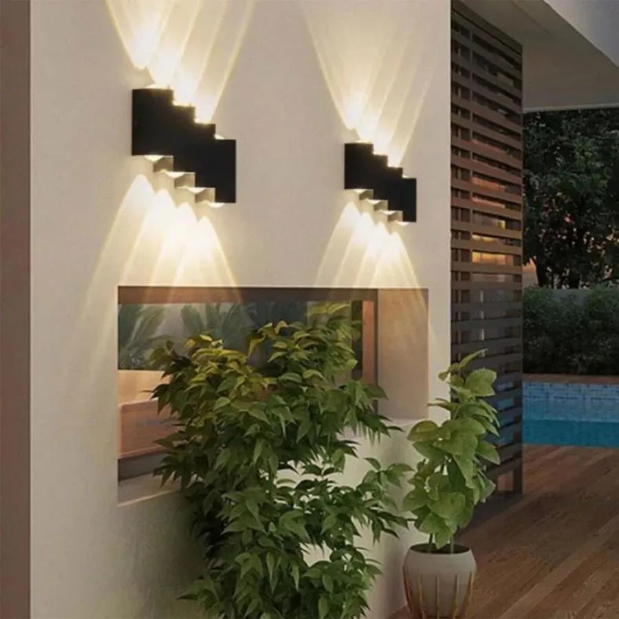 Εφαρμογή εξωτερικού LED Aeetes, 8W, Metal, Black