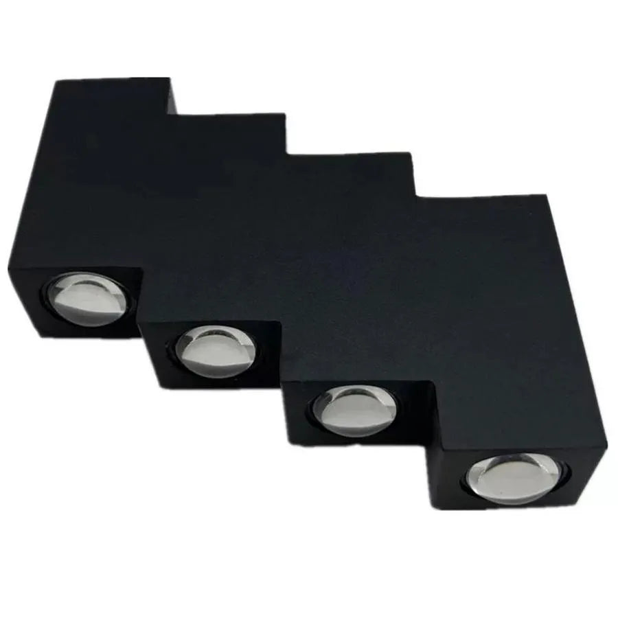 Εφαρμογή εξωτερικού LED Aeetes, 8W, Metal, Black