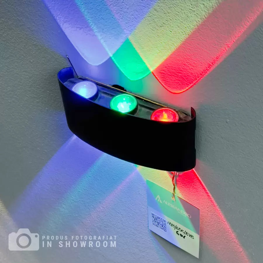 Fantasis Εφαρμογή LED RGB Εσωτερικό/Εξωτερικό, 6 Πηγές X 1W, IP65, Μαύρο, 3000K
