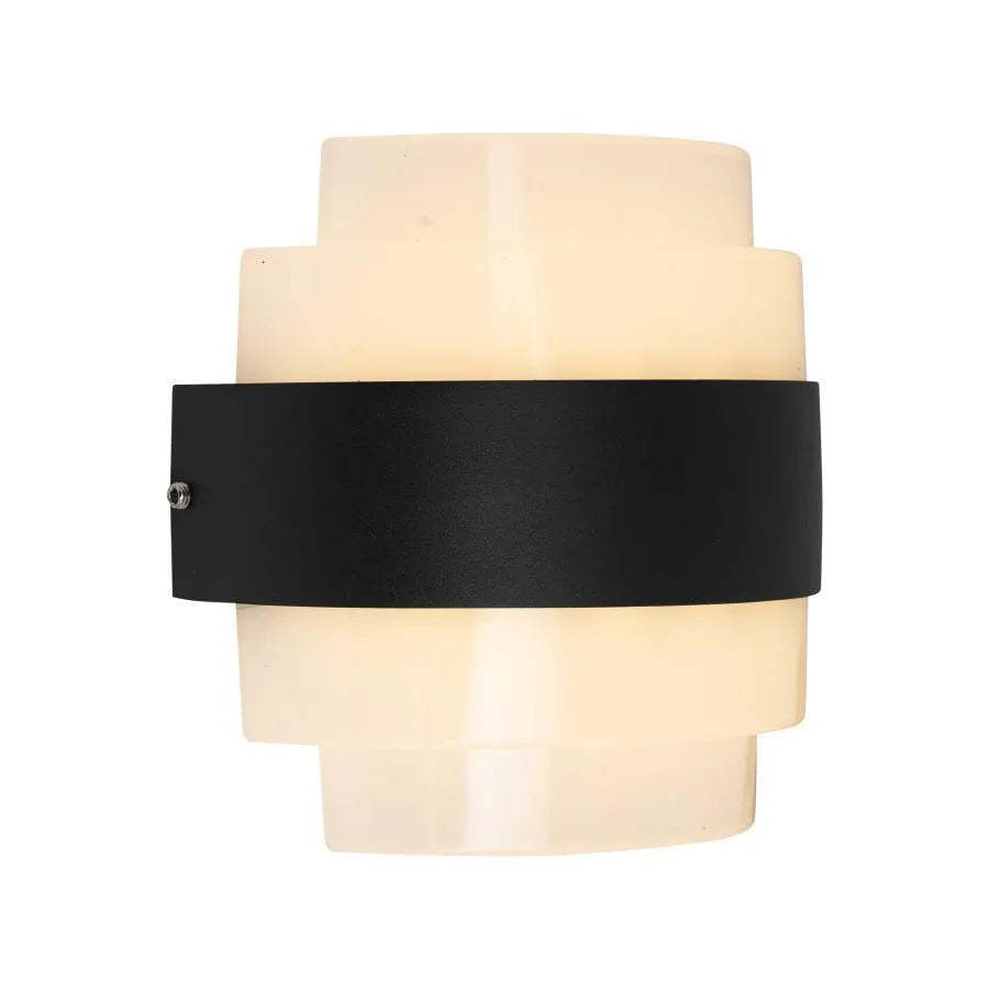 Εφαρμόστε εξωτερικά LED Meras, 12W, Black, 3000K, Fantasy