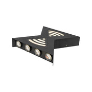 Εφαρμόστε retelis εξωτερική λυχνία LED, 12W, μέταλλο, μαύρο