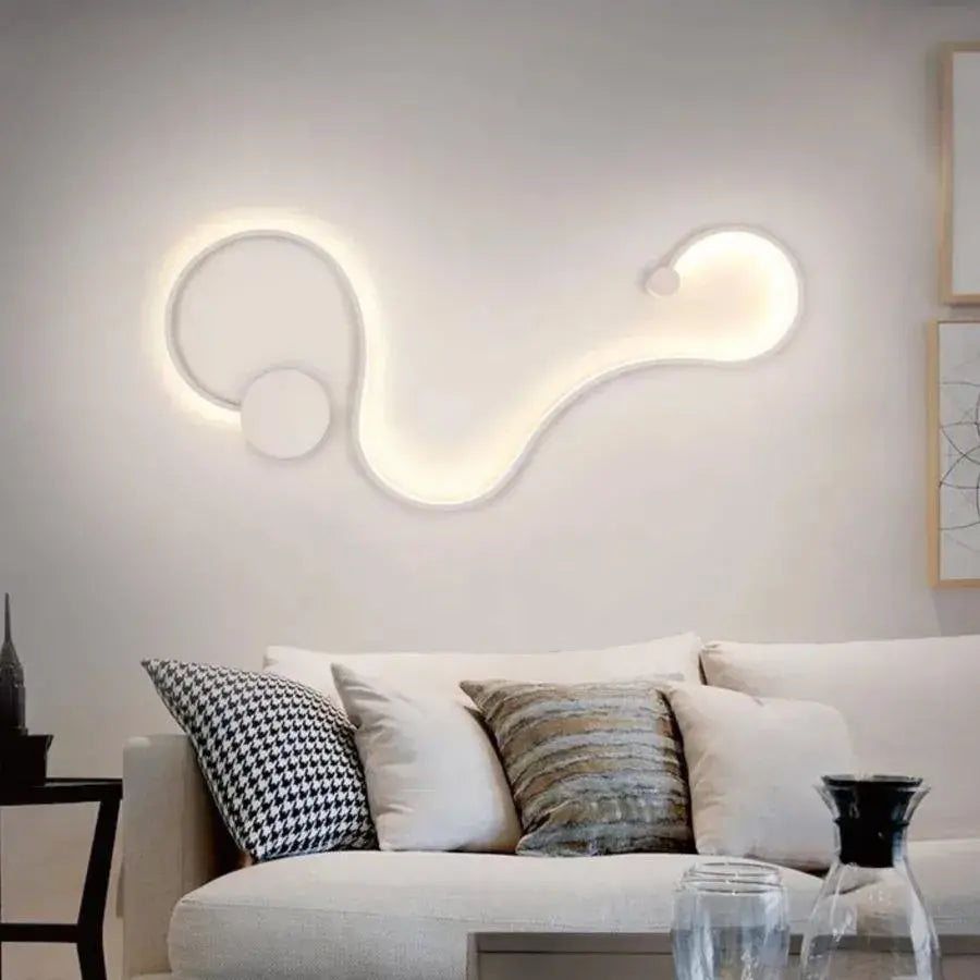 Εφαρμόστε LED Deborah 38W Διακοσμητικό φως/ζεστό/ουδέτερο μέταλλο και λευκή σιλικόνη