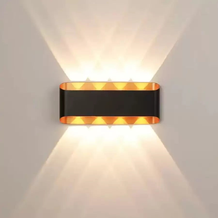 Εφαρμόστε LED OUTER LED Elliot 8W Black Gold
