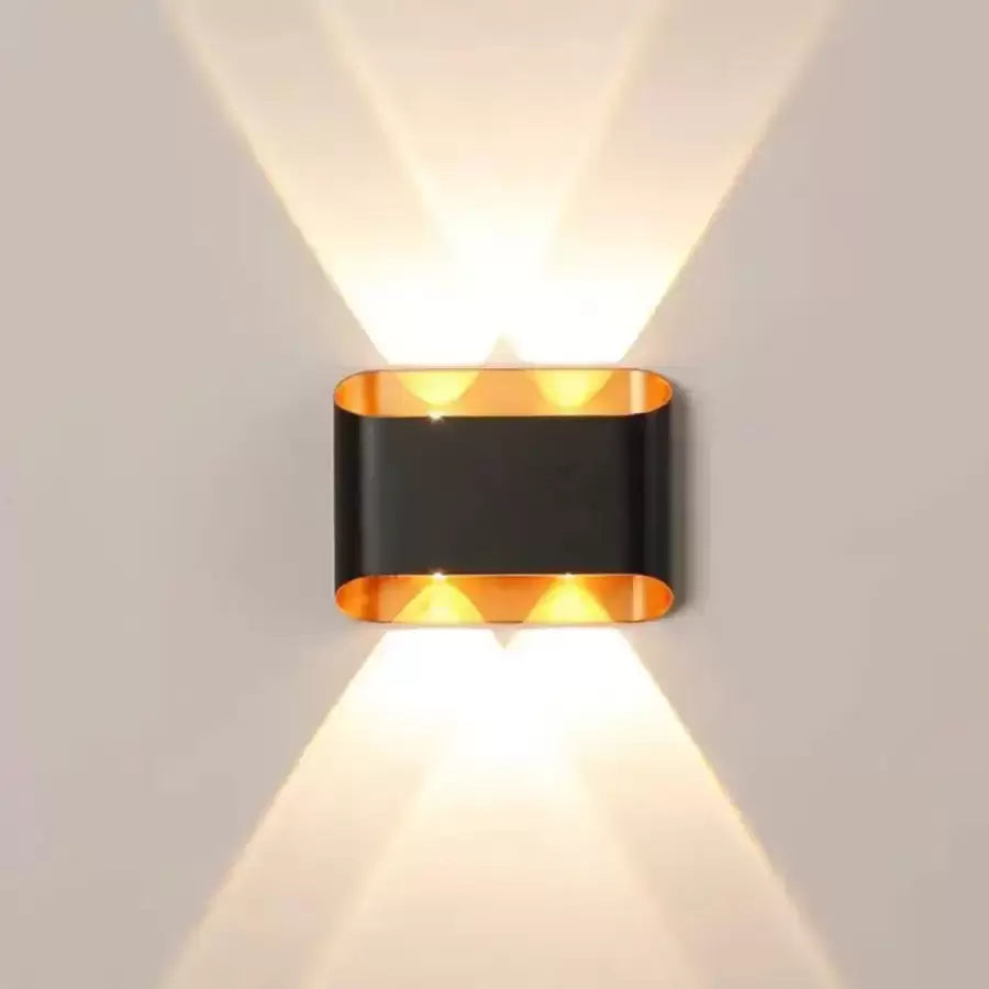 Εφαρμόστε εξωτερικό LED Ellis 4W Black Gold