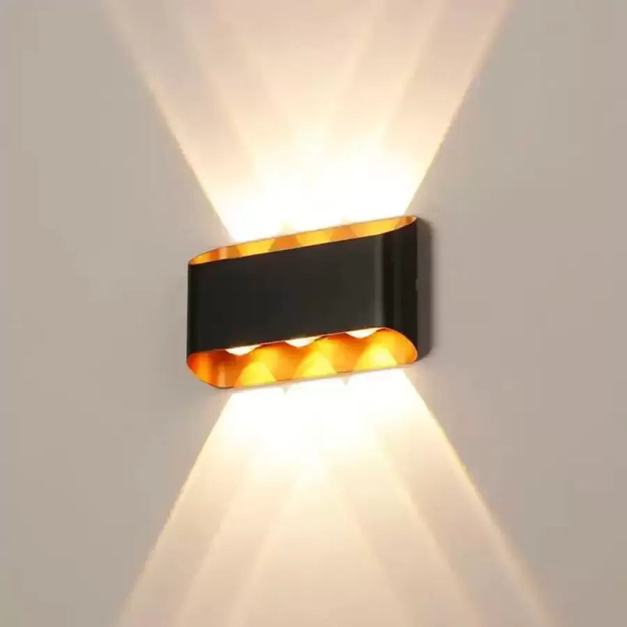 Εφαρμόστε εξωτερικό LED Emmitt 6W Black Gold