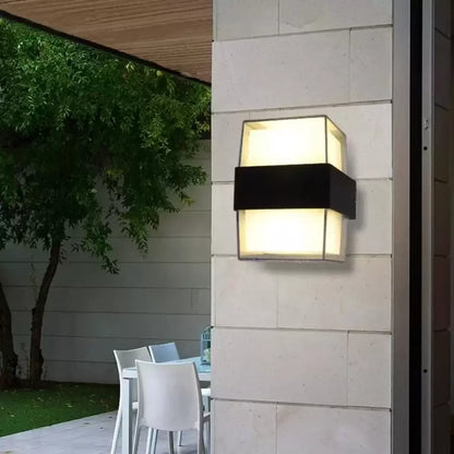Εφαρμόστε εξωτερικό LED Kennedy 12W μαύρο και άσπρο