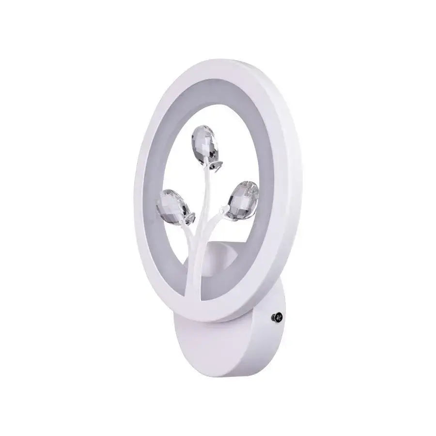 Εφαρμόστε Daisy LED, 13W, κρύο/ζεστό/ουδέτερο φως, λευκό με κρύσταλλο