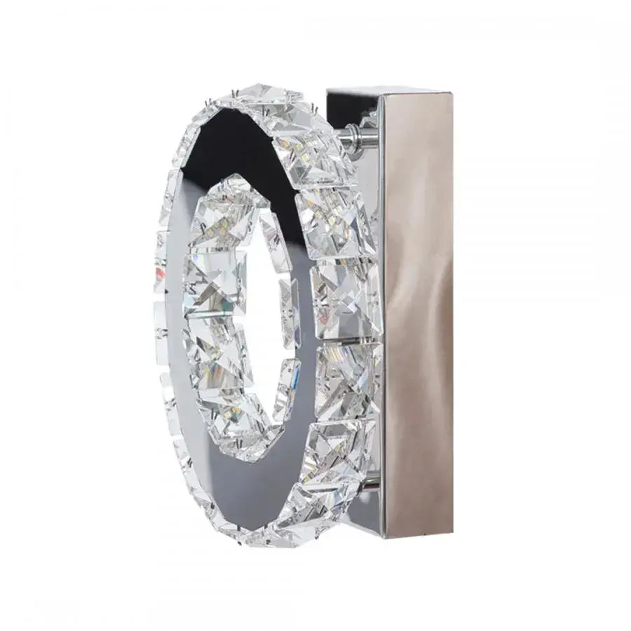 LED LED 8W, Major, Crystal K9, γυαλιστερό, στρογγυλό, κρύο/ζεστό/ουδέτερο φως