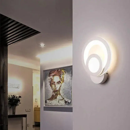 Εφαρμογή Urban LED 19W στρογγυλό φως Cold/Warm/Neutra Acrylic and White Metal