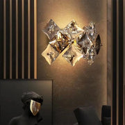 Εφαρμόστε Yasmin 2*E14, Metal and Crystal, Silver