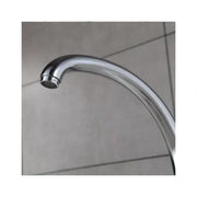 LB00C χρωμίου chrome μπαταρία κουζίνας, περιστρεφόμενος σωλήνας κύκνου, κεραμική κασέτα, πλήρες σετ με εξαρτήματα και σύστημα στερέωσης