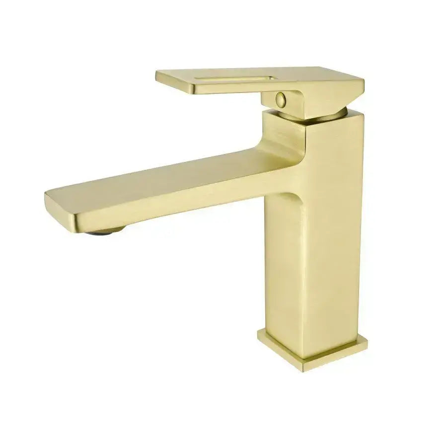 Battery Washbasin Monochander Cartridge Ceramic Alama Aurer Satin Fittings and Fixing Kit Περιλάμβανε 9807D