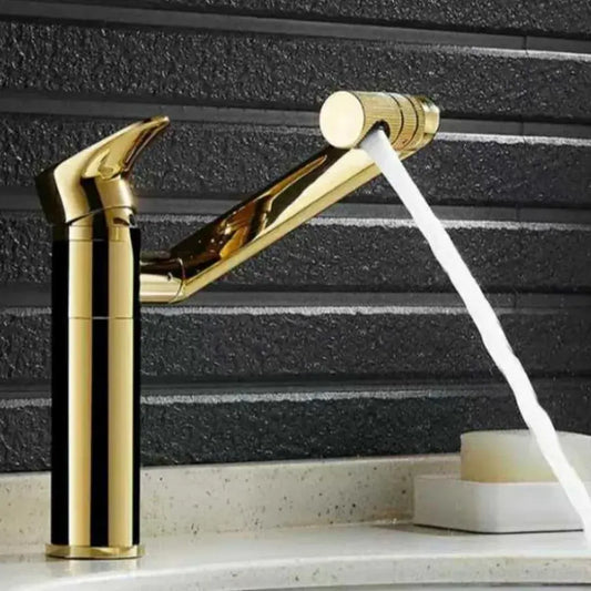 Μπαταρία Washbasin, υγιεινό ορείχαλκο, χρυσός, CF101/A