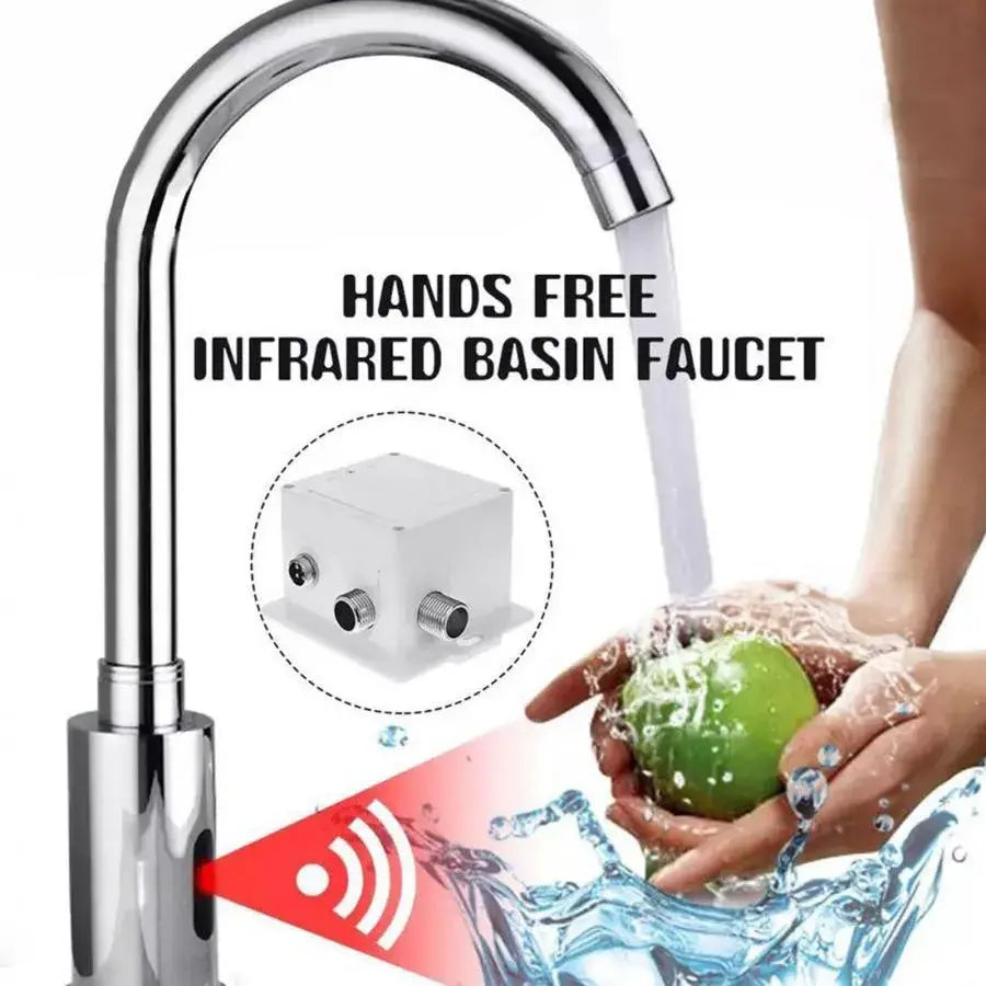 Washbasin μπαταριών με αισθητήρα, υγειονομικό ορείχαλκο, Chrome, RW-103
