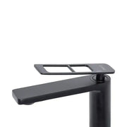 Μπαταρία Washbasin, υγιεινό ορείχαλκο, μαύρο, 9707h