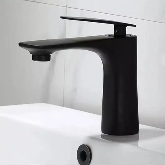 Μπαταρία Washbasin, υγιεινό ορείχαλκο, μαύρο, CF2025