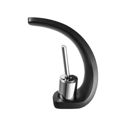 Μπαταρία Washbasin, υγιεινό ορείχαλκο, μαύρο, OD/2022