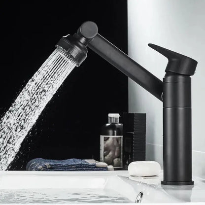 Μπαταρία Washbasin, υγιεινό ορείχαλκο, μαύρο, OD/2027