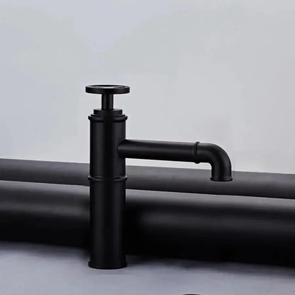 Μπαταρία Washbasin, υγιεινό ορείχαλκο, μαύρο, OD3005