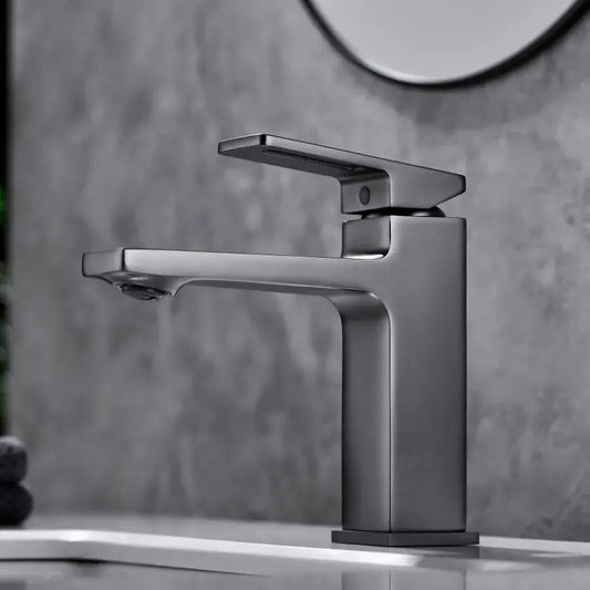 Μπαταρία Washbasin, υγιεινό ορείχαλκο, σατέν, 9807N