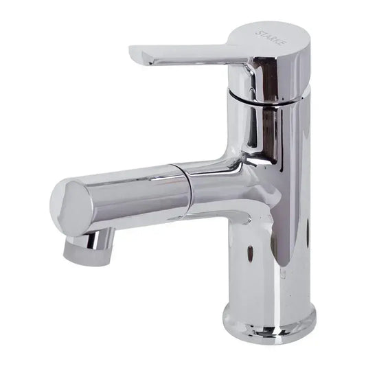 Washbasin Battery με εκχυλίσιμο ντους, υγιεινό ορείχαλκο, Chrome, Y/108
