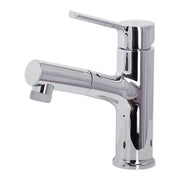 Washbasin Battery με εκχυλίσιμο ντους, υγιεινό ορείχαλκο, Chrome, Y/108