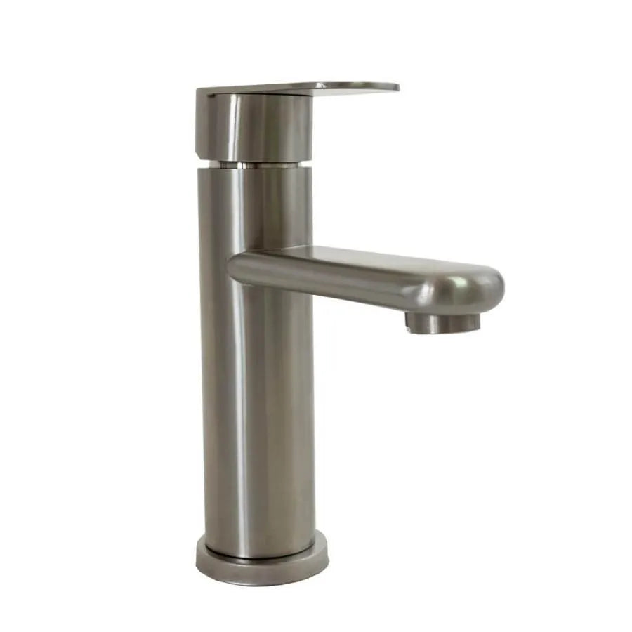 Μπαταρία Washbasin, βουρτσισμένο ανοξείδωτο χάλυβα, λογισμικό, κιτ στερέωσης, ZY1002